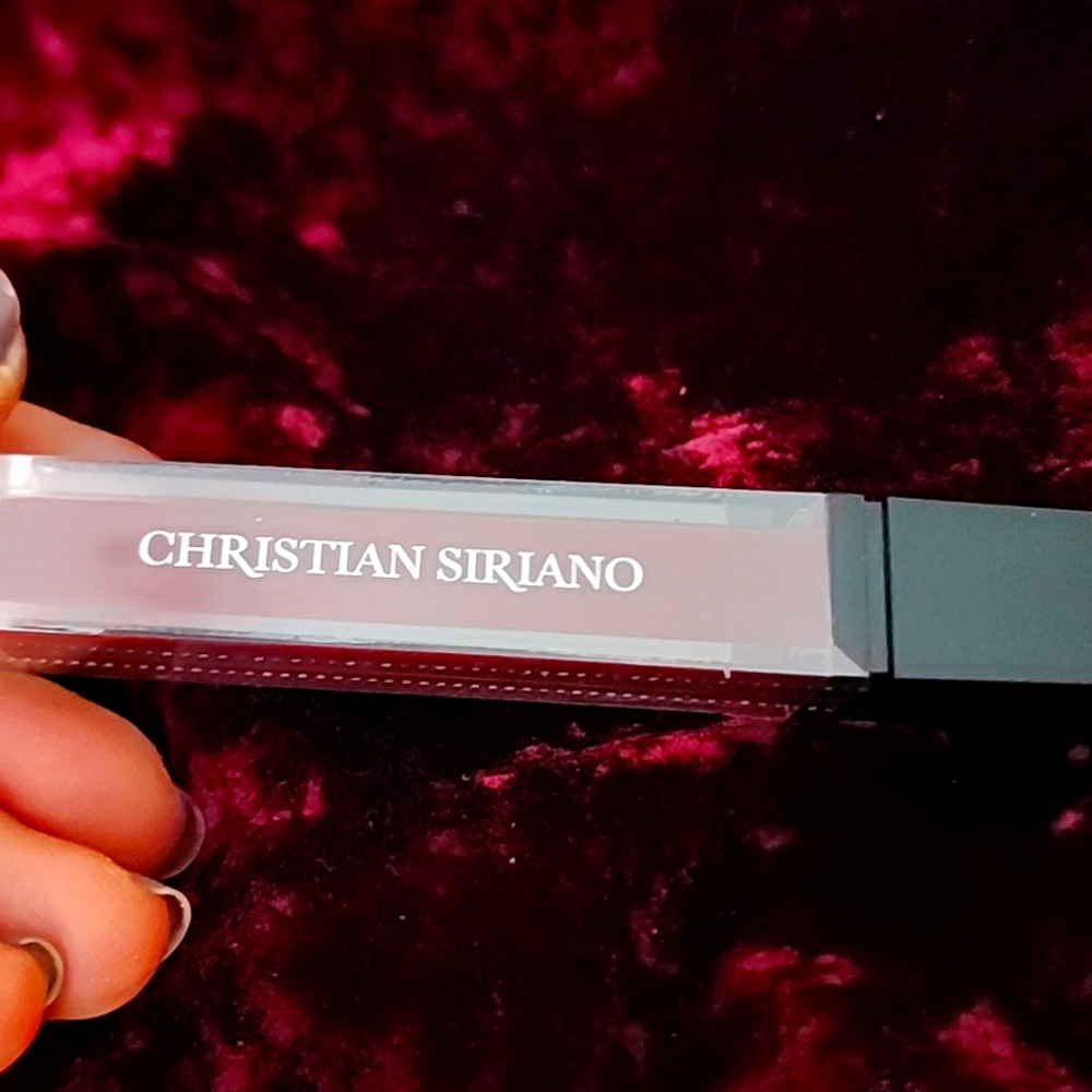 Christian Siriano new burgandy lipgloss